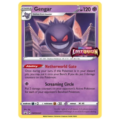 Gengar - SWSH241 (Prerelease) Sealed Deck